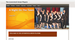 Desktop Screenshot of leverstockgreenplayers.com